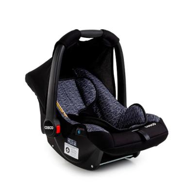 Imagem de Bebê Conforto Cosco Kids, Wizz, com base, Preto Rajado
