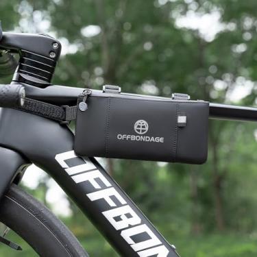 Imagem de OFFBONDAGE Bolsa de bicicleta de tubo superior para bicicleta – Bolsa impermeável para quadro de bicicleta segura e minimalista para estrada e montanha