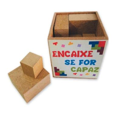 Imagem de Caixa Magica Encaixe Se For Capaz Puzzle - Desafio - Enigma - temdetud
