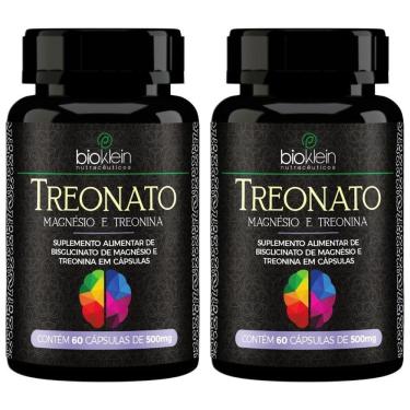 Imagem de Kit 2x treonato magnésio + treonina  60 cápsulas - bioklein