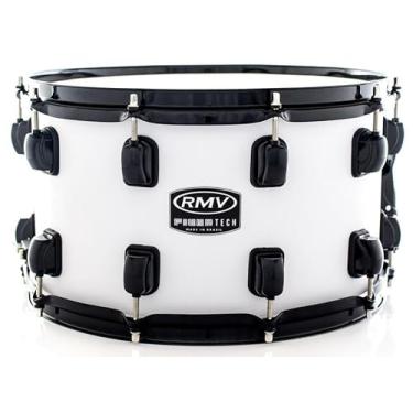 Imagem de Caixa RMV FiberTech Silky Branca 14x8 Casco Híbrido com Aros Inoxidáveis 1,7mm Exclusiva