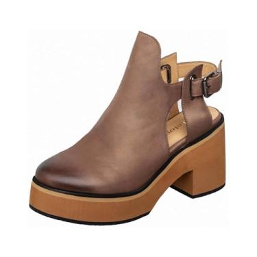 Imagem de Antelope Mules femininas de couro Iliana, Bronze, 9-9.5