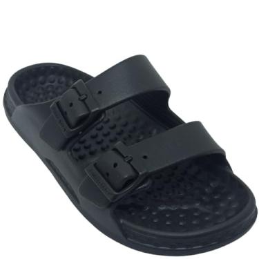 Imagem de Pegada, Chinelo Pegada Masculino com Fivela Dupla (Preto, BR, Adulto, Numérico, 39)