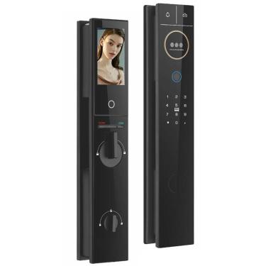 Imagem de Fechadura Eletronica Digital Wifi Biometria Reconhecimento Facial Cartao Aplicativo Smartphone Celular Segurança Proteçao