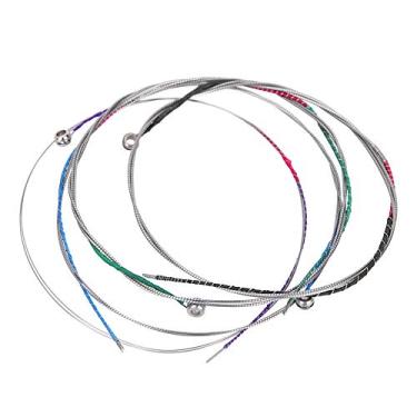 Imagem de RiToEasysports Conjunto Completo de Cordas de Aço para Violino, Mão Confortável e Som Estável para 4/4 Peças de Violino, Alunos Iniciantes