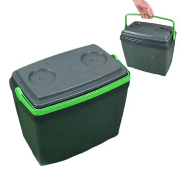 Imagem de Caixa Térmica Cooler 7 Litros 10 Latas Pequena Portátil Resistente Conservador Térmico Praia