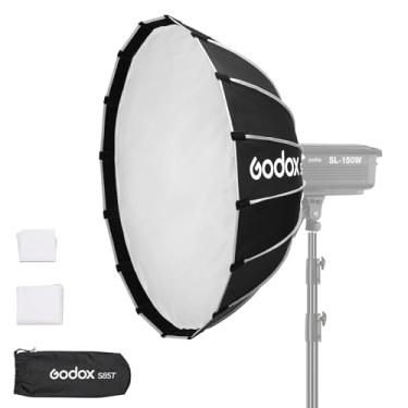Imagem de Godox S85T 85 cm Guarda-chuva Softbox Bowens Suporte com Difusor de Liberação Rápida Guarda-chuva Compacto Softbox para Fotografia, Fotografia, Luz Contínua, Flash Estroboscópico