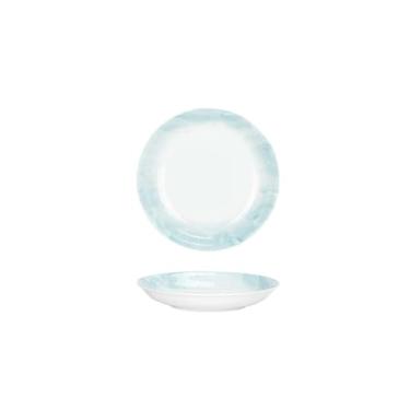 Imagem de Conjunto de louça de cerâmica gradiente de cor sob o esmalte conjunto de pratos domésticos de alta temperatura - prato de sabor de 10 cm