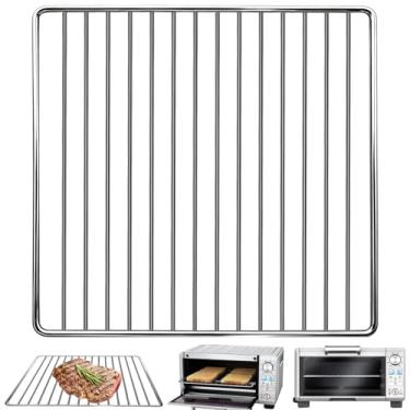 Imagem de GWYXC Peças de substituição de rack de arame para Breville BOV450XL Mini forno inteligente de bancada e torradeira, acessórios de aço inoxidável de 29 x 26 cm, rack de resfriamento, grelha de