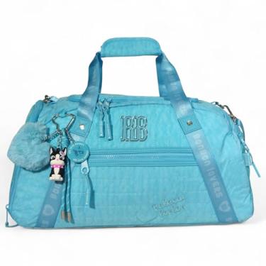 Imagem de Bolsa Sacola Rebecca Bonbon de Nylon M�dia para Academia e Passeio (Azul Claro)