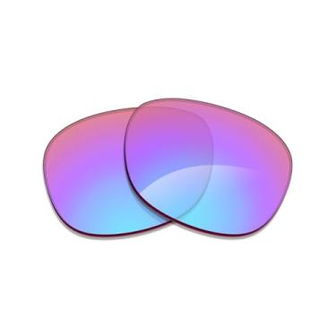 Imagem de Alphax Lentes de reposição polarizadas espelhadas Tracer Rose para óculos de sol Ray Ban RB4389 58 mm
