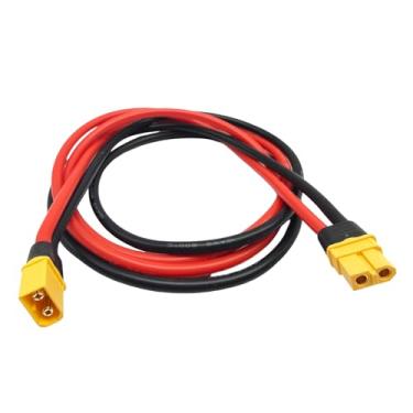 Imagem de daier Cabo de extensão XT60 de 9 m, fio de cobre estanhado 10AWG XT60 conectores macho para fêmea para drone RC, modelos e aplicações solares