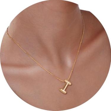 Imagem de Colar com pingente de inicial 3D, letra A-Z, joia de corrente de cobra, feita de design moderno de aço inoxidável, adequado para mulheres, F, Aço inoxidável, Sem Pedra Preciosa