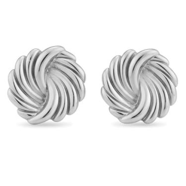 Imagem de Brinco Orgânico Tresse Aço Antialérgico Banhado A Ouro Luxo