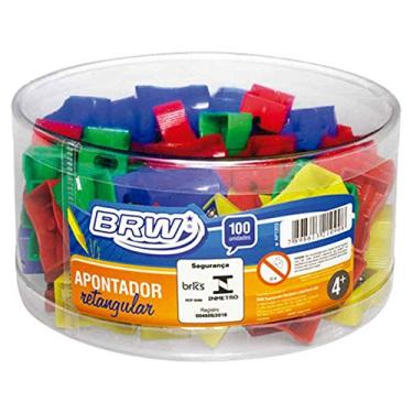 Imagem de APONTADOR PLÁSTICO SIMPLES SORTIDO AP1203 / 100 UN/BRW