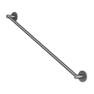 Imagem de Generic Toalheiro de Barra única, Toalheiro Prático Multifuncional Montado na Parede Fácil de Instalar para Banheiro (Cinza metálico)
