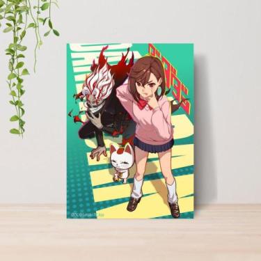 Imagem de Quadro Dan da Dan Anime A4  Placa MDF 14 - Lomi Art