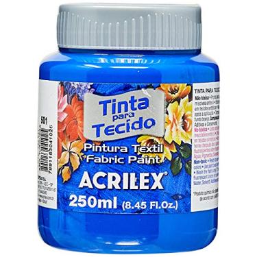 Imagem de Tinta Tecido Fosca 250ml Azul Turquesa - 01 Unidade, Acrilex, 041250501, Multicor