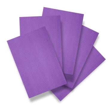 Imagem de Placa de EVA Atoalhada Seller 60x40cm 1,5mm  5 Unidades, Toque Macio, 