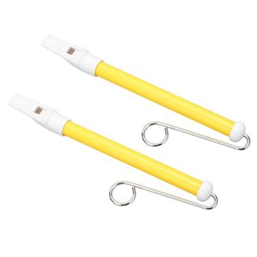 Imagem de RiToEasysports 2pcs Slide Whistle o Brinquedo de Metal de Flauta Deslizante | Resistente a Impactos e Arranhões | Grande para Crianças e Adultos