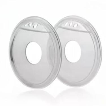 Imagem de 2 Coletores Concha Savemilk Mãos Livres - Silicone 100% Puro - Conforto, Alívio e segurança para amamentar Bebe