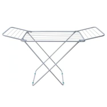 Imagem de Genérico Varal Retrátil de Chão, Aço Inoxidável, 65 Centímetros, Preto, Organizador de Louça, Montagem Sobre Bancada, Capacidade 15kg, Manual