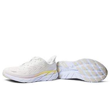 Imagem de HOKA Tênis de corrida feminino Clifton 9, Blanc De Blanc/Branco brilhante, 40