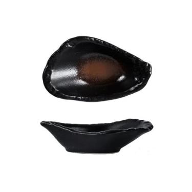 Imagem de Tigela para molho Pratos para molhos de cerâmica para churrasco para sobremesas frutas Utensílios cozinha(Multi-colored)