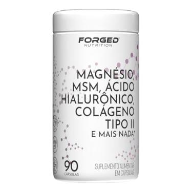 Imagem de Magnésio + MSM + Ácido Hialurônico + Colágeno Tipo II Suporte Articular e Flexibilidade – 90 Cápsulas Forged Nutrition