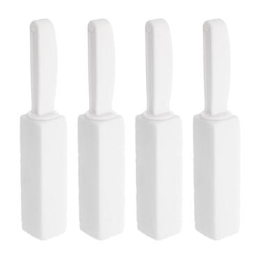 Imagem de HARFINGTON 4 peças de limpador de vaso sanitário de pedra-pomes com alça para limpeza de marcas de água dura em banheiros, churrasqueiras, azulejos, argamassa, pias, banheiras, piscinas, branco, cinza