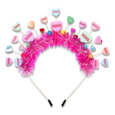 Imagem de NVENF Faixa de cabeça de doces, acessórios de fantasia de pirulito de bengala doce, fantasia de Halloween, roupas de Natal para mulheres, meninas, lembrancinhas de festa de aniversário, presentes