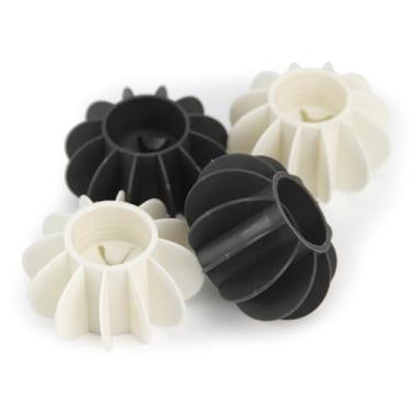 Imagem de Ech.Apr 4 peças de bolas de roupa reutilizáveis, bola de limpeza de máquina de lavar de silicone, acessório antiembaraço para máquina de lavar e secar