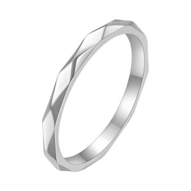 Imagem de Anel Geométrico De Tungstênio Para Mulheres, Confortável, VQYSKO, Pres