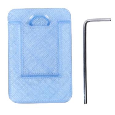 Imagem de Naroote Estação de Polimento de Reparo de Relógio, Ferramenta Manual de Corte de Afiação de Madeira Com Chave Sextavada, para Relojoeiros e Tarefas de Marcenaria (BLUE)