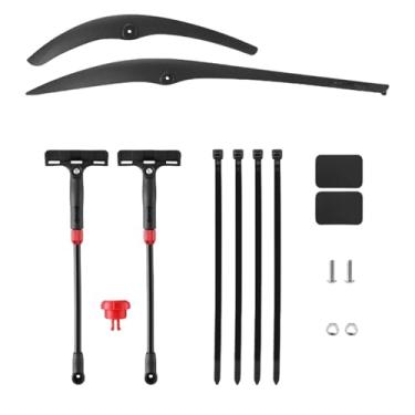 Imagem de Para-lama de bicicleta de estrada ajustável dianteiro e traseiro, ultraleve, resistente e durável. Acessórios para ciclismo.(Front Rear Fender)