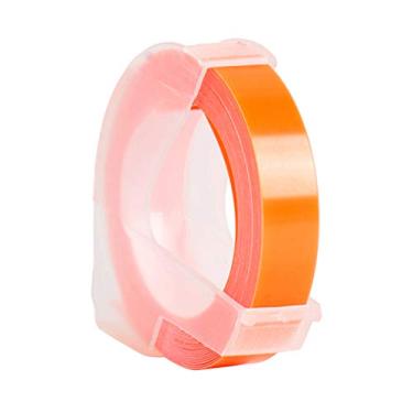 Imagem de Rolo de Fita Etiqueta com Embossamento Plástico 3D para Gravador Etiquetas 12965 1610 2 99 metros