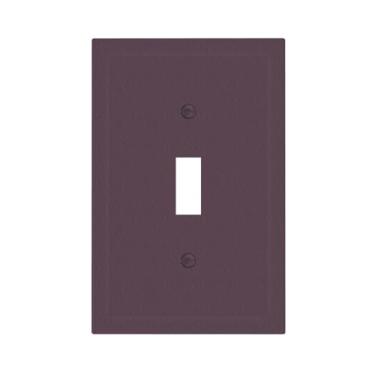 Imagem de WUYOCHA Placa decorativa para interruptor de luz, manjericão roxo, 1 gangue, placas de parede para tomadas elétricas, capas de placa frontal para quarto, cozinha, decoração de casa