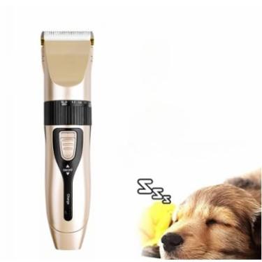 Imagem de Máquina Para Tosar Cachorro Profissional Pet De Corte Cabelo Tosador de Cães Pet (1 Host + 4 Pentes)