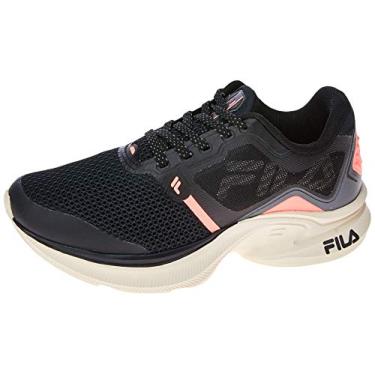 Imagem de Fila, Racer Move, Tênis, Feminino, Preto/Salmão/Grafite, 34