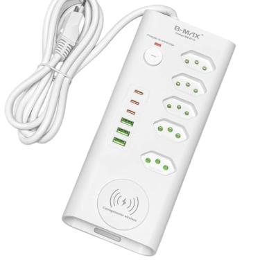 Imagem de Filtro de Linha Extensão de Tomadas USB e Wireless