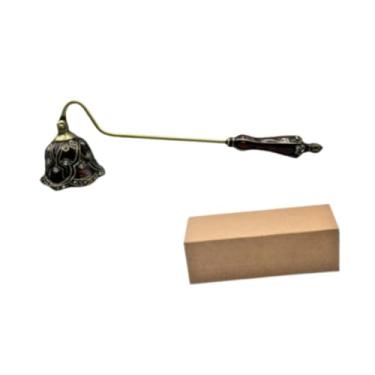 Imagem de Ioensy Extintor de velas, ferramenta para apagar velas, design vintage europeu, apagador de velas decorativo de mão com cabo longo, Style C