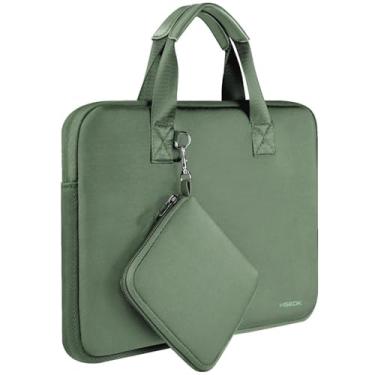 Imagem de Hseok Capa para laptop de 13,3 a 14 polegadas com bolsa pequena, bolsa de neoprene para computador compatível com MacBook Pro de 14 polegadas M4/M3/M2/M1 2025-2021, Mac Air/Pro de 13,3 polegadas e a