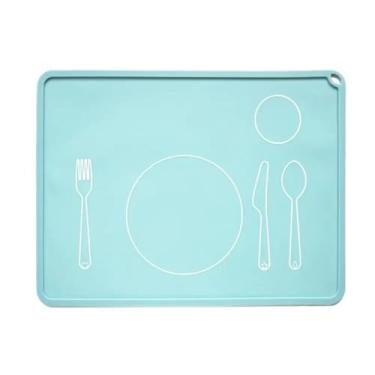 Imagem de 2 peças, jogo americano de silicone, multifuncional, impermeável, lavável, isolamento térmico, tapete para copos, para mesa de jantar, acessórios de cozinha, ideal para uso em sala de jantar, cozinha