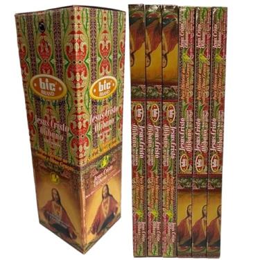 Imagem de Incenso Indiano Bic Jesus Cristo - Fé e Proteção 6 caixas