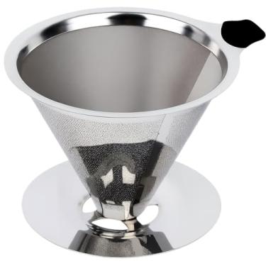 Imagem de Coador Filtro de Café 103 Inox Peneira Malha Fina em Aço Reutilizável Sem Uso de Papel - Filtro Permanente Resistente Para Preparo Uniforme de Café Suave Direto na Xícara - Praticidade Para a Cozinha