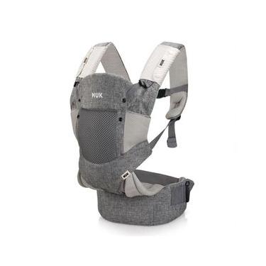 Imagem de Canguru Ergonômico P/ Bebê Comfort 3 Posições 15kg Cinza Nuk