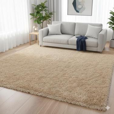 Imagem de Tapete Felpudo Sala ou Quarto 2,00 x 1,50 (Beje)