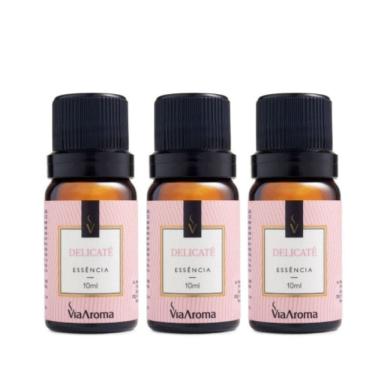 Imagem de Kit 3 Essências Delicate 10ml Via Aroma