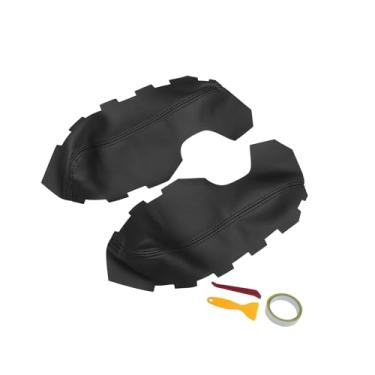 Imagem de ACROPIX Tampa do apoio de braço do painel da porta dianteira do carro guarnições interiores da porta para Nissan Altima Sedan 2007-2012 preto 1 par de peças de carro