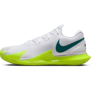Imagem de Nike Tênis masculino Air Zoom Vapor Cage 4 RAFA, Branco/Geode Teal-volt, 39